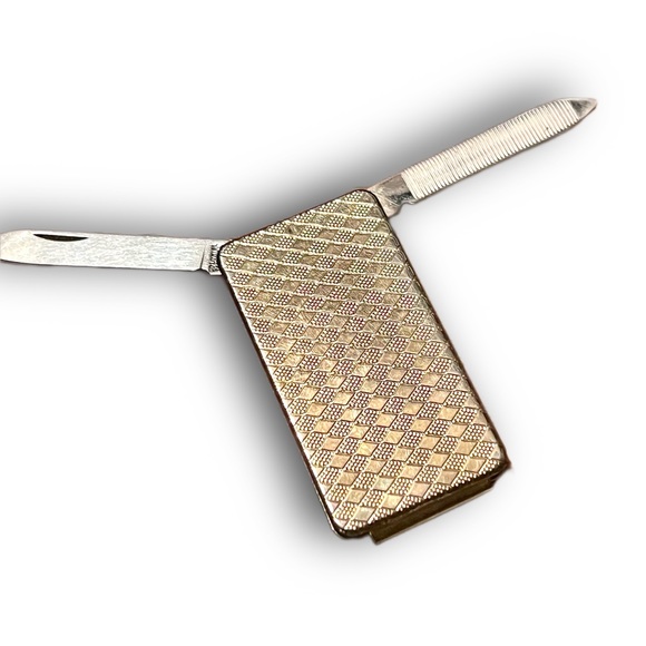 ❤️SOLD❤️Vintage Signed Colonial Money Clip, Pocket Knife & Nail File - Picture 12 of 15